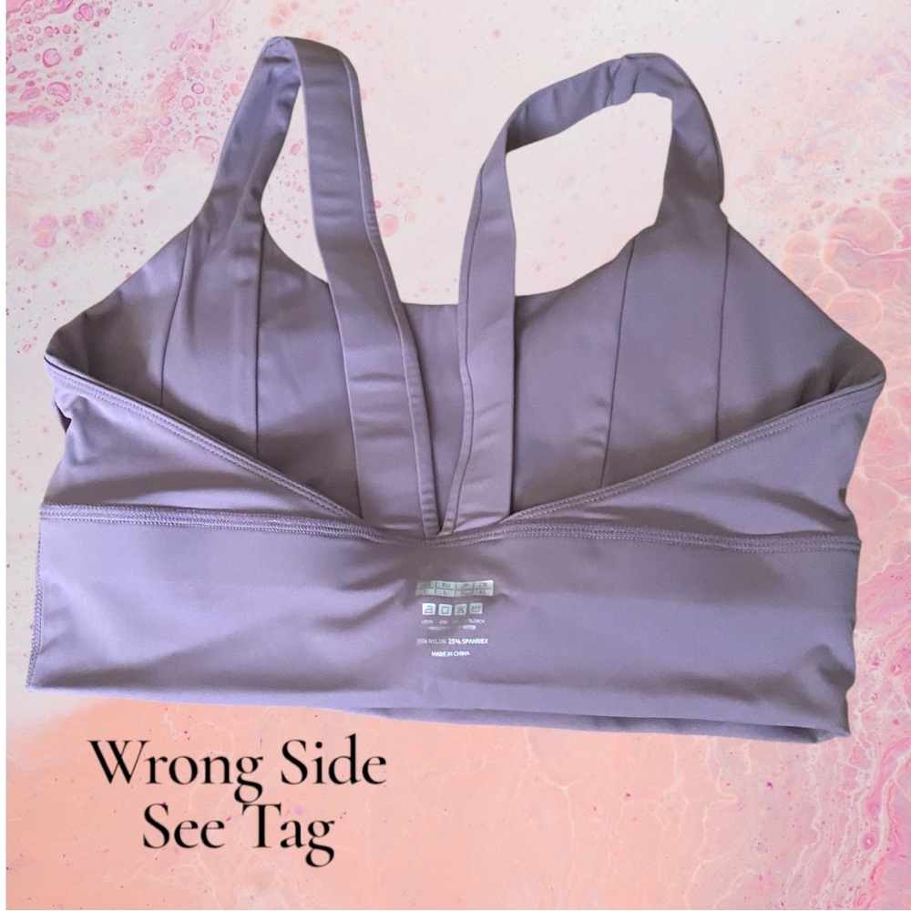 Women's lavender Colour Sports Bra
#N104 - Picture 3 of 4